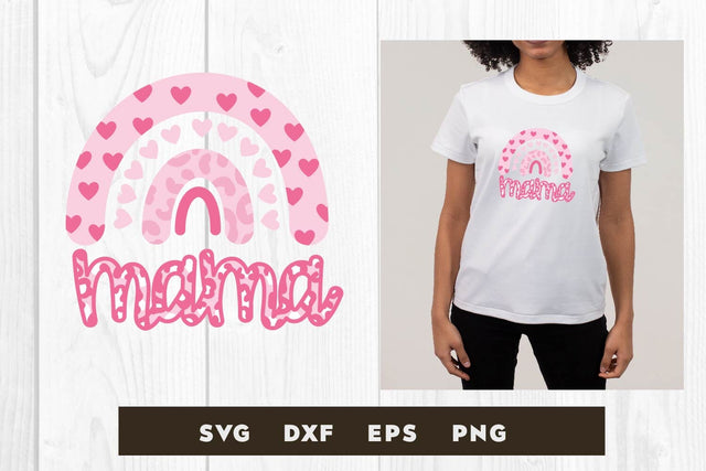 Mama rainbow leopard svg, mother's day SVG dadan_pm 
