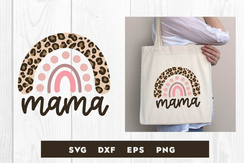 mama rainbow leopard svg SVG dadan_pm 