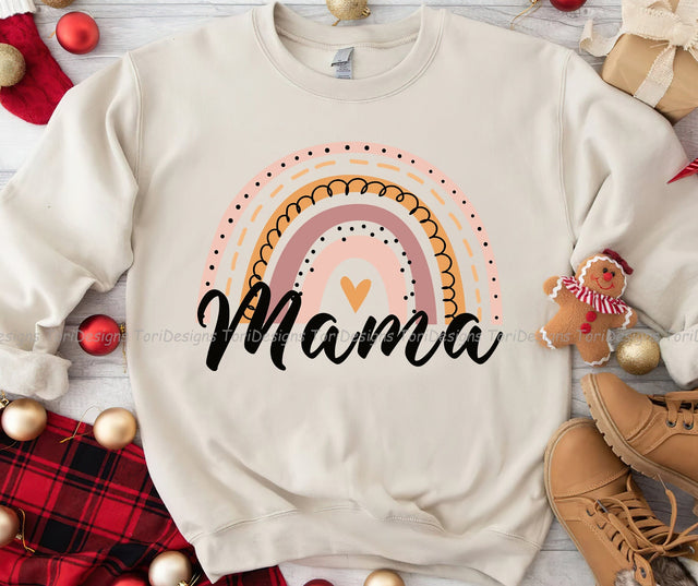 Mama Rainbow Sublimation Digital Download PNG, Mama Rainbow PNG, Mother’s Day Rainbow PNG Sublimation ToriDesigns 