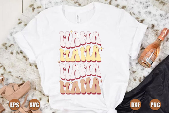 Mama Retro svg SVG FiveStarCrafting 