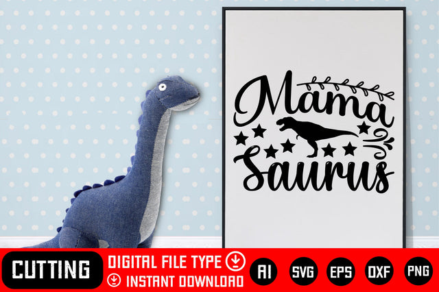 Mama Saurus SVG CraftlabSvg29 