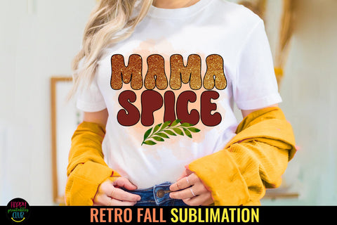 Mama Spice PNG I Fall Sublimation I Autumn Sublimation Sublimation Happy Printables Club 