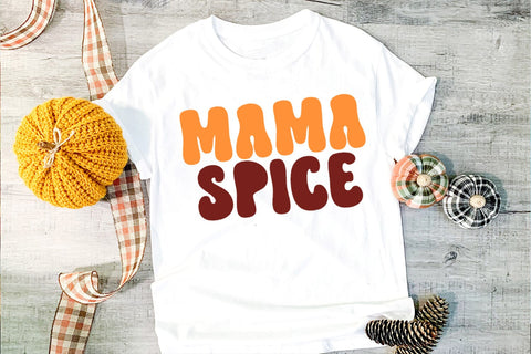 Mama Spice SVG I Retro Fall SVG I Autumn SVG I Groovy Fall SVG SVG Happy Printables Club 