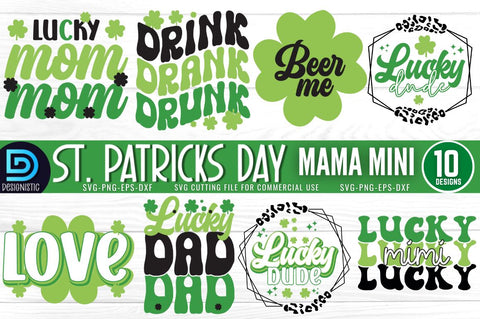 Mama St Patrick's Day SVG Bundle SVG DESIGNISTIC 