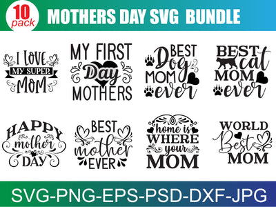Mama SVG Bundle, Mommy and Me svg, Mini me, Mom Life, Girl mom svg, Boy mom svg, Mom Shirt, Mother's Day, Cut Files for Cricut, Silhouette SVG buydesign 