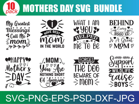 Mama SVG Bundle, Mommy and Me svg, Mini me, Mom Life, Girl mom svg, Boy mom svg, Mom Shirt, Mother's Day, Cut Files for Cricut, Silhouette SVG buydesign 