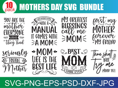 Mama SVG Bundle, Mommy and Me svg, Mini me, Mom Life, Girl mom svg, Boy mom svg, Mom Shirt, Mother's Day, Cut Files for Cricut, Silhouette SVG buydesign 