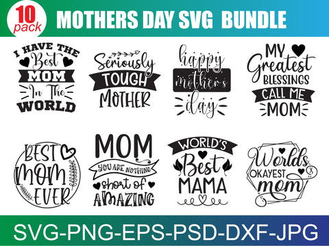 Mama SVG Bundle, Mommy and Me svg, Mini me, Mom Life, Girl mom svg, Boy mom svg, Mom Shirt, Mother's Day, Cut Files for Cricut, Silhouette SVG buydesign 