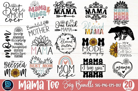 Mama SVG Bundle SVG DESIGNISTIC 