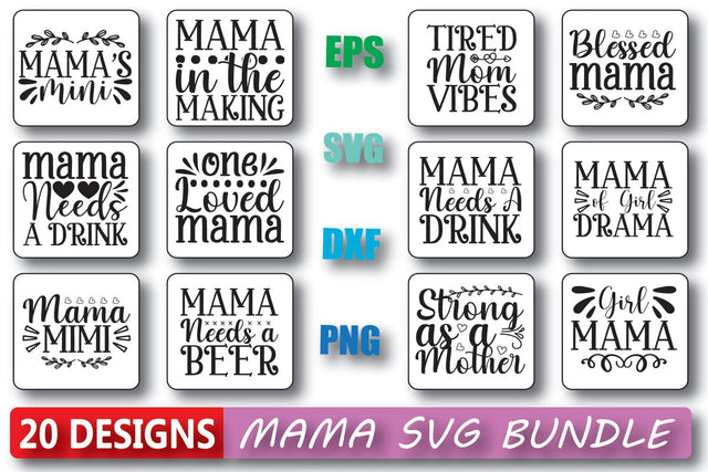 Mama SVG Bundle SVG Shahin alam 