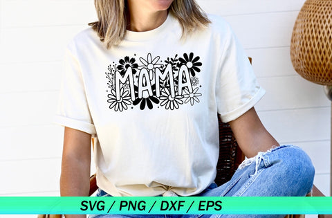 Mama SVG design, Flower Mama SVG file for Cricut, Mom floral SVG, Digital Download SVG MD mominul islam 