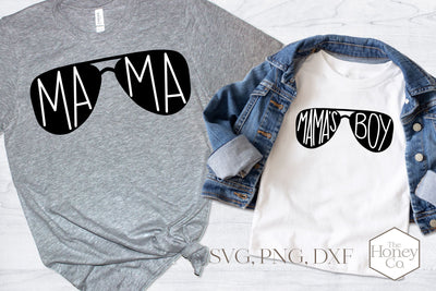 Mama SVG Mama's Boy SVG Bundle Sunglasses SVG The Honey Company 