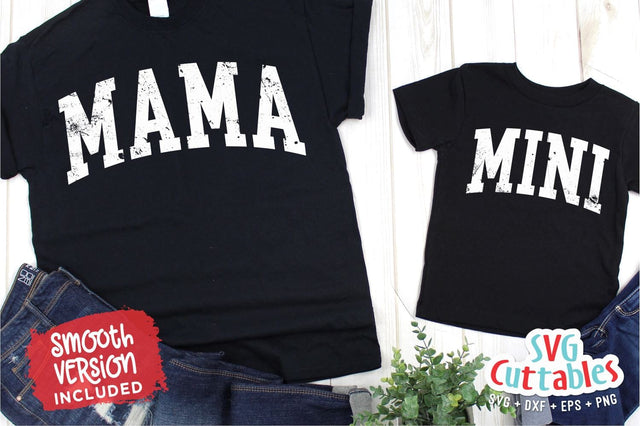 Mama svg - Mini svg - Cut File - svg - dxf - eps - png - Mom svg - Mothers Day svg - Mama png - Silhouette - Cricut - Digital File SVG Svg Cuttables 
