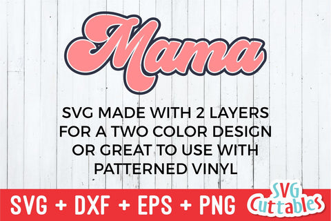 Mama svg - Mini svg - Mommy and Me Cut File - svg - dxf - eps - png - Mom - Silhouette - Cricut - File SVG Svg Cuttables 