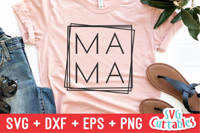 Mama svg - Mom Cut File - svg - dxf - eps - png - Mom svg - Mothers Day - Silhouette - Cricut - Digital File SVG Svg Cuttables 