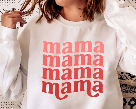 Mama Svg, Retro Mother T-Shirt, Mom life Svg. Vector Cut file Cricut, Silhouette, Pdf Png Eps Dxf, Decal, Sticker, Vinyl, Stencil. SVG MD mominul islam 