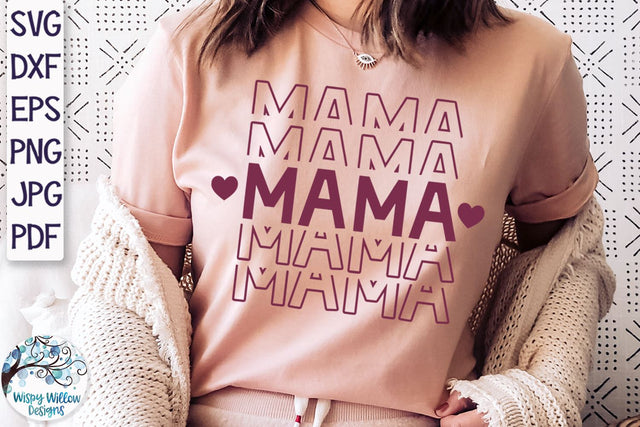 Mama SVG SVG Wispy Willow Designs 