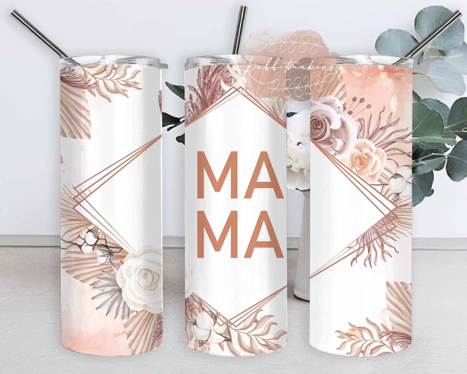 Mama Tumbler PNG Sublimation, SKINNY TUMBLER 20oz Png - So Fontsy