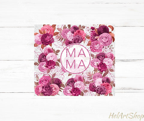 Mama Tumbler PNG | SKINNY TUMBLER 20oz Png Sublimation _HelArtShop_ 