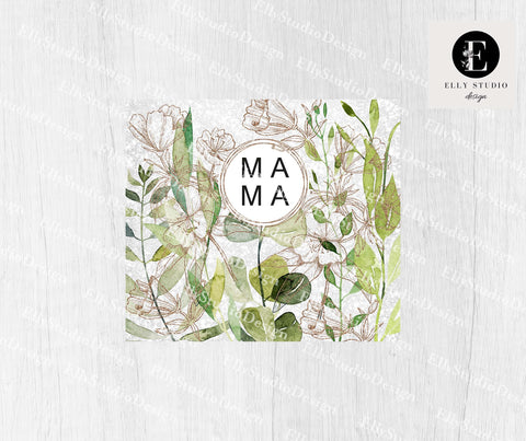 Mama Tumbler PNG | SKINNY TUMBLER 20oz Png Sublimation _HelArtShop_ 
