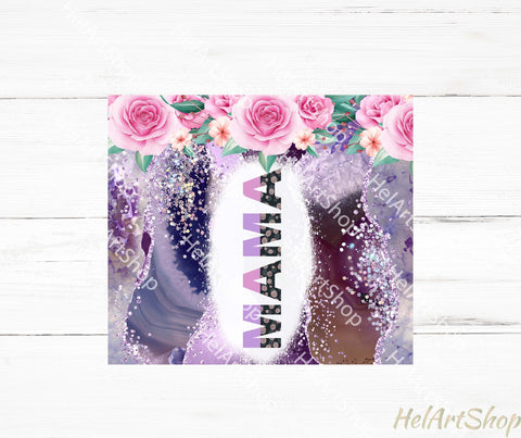 Mama Tumbler PNG Sublimation, SKINNY TUMBLER 20oz Png Sublimation _HelArtShop_ 