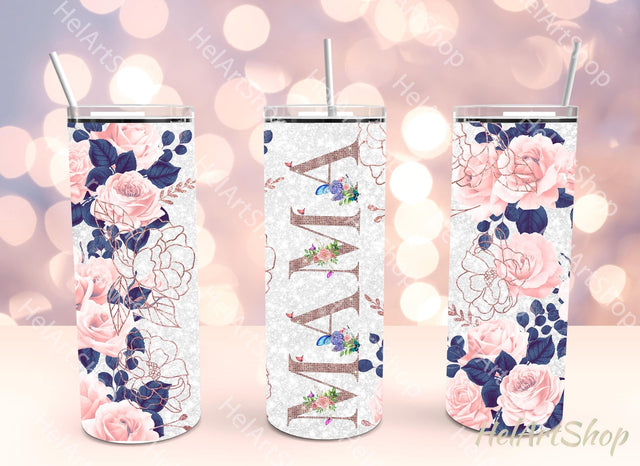 Mama Tumbler PNG Sublimation, Skinny Tumbler Png Sublimation _HelArtShop_ 