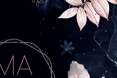 MAMA Tumbler, Skinny Tumbler 20 oz Design Wrap, Pink Gold Floral Tumbler wrap PNG, Seamless Sublimation Design PNG, Skinny Travel Tumbler Sublimation Syre Digital Creations 