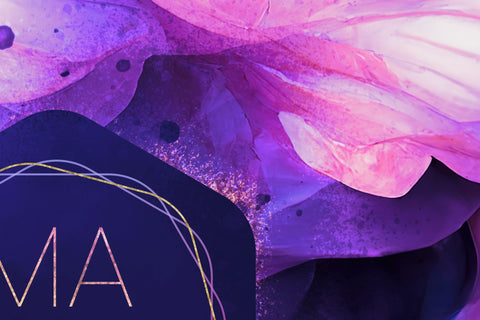 MAMA Tumbler, Skinny Tumbler 20 oz Design Wrap, Purple Gold Floral Tumbler wrap PNG, Seamless Sublimation Design PNG, Skinny Travel Tumbler Sublimation Syre Digital Creations 