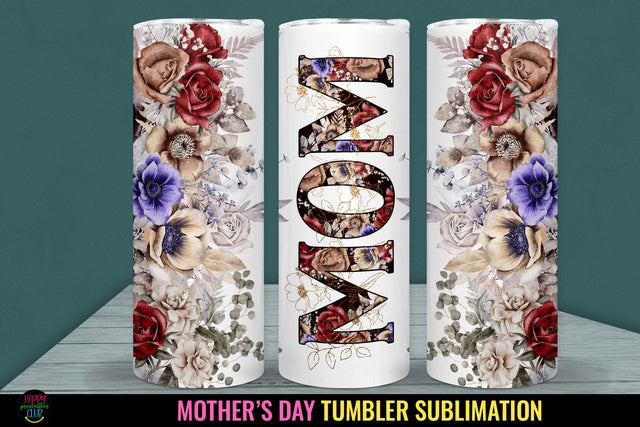 Mama Tumbler Sublimation I Mothers Day Tumbler Wrap PNG Sublimation Happy Printables Club 
