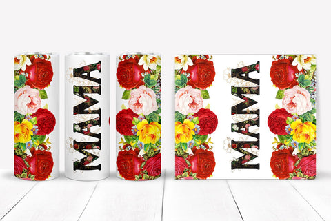 Mama Tumbler Sublimation I Mothers Day Tumbler Wrap PNG Sublimation Happy Printables Club 