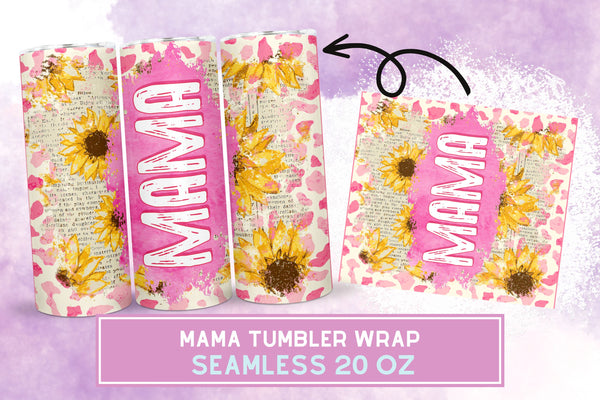 Flower Mama Tumbler (T491) – Swiit Creations