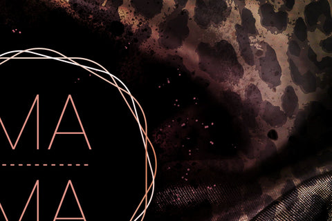 MAMA Tumbler Wrap, MomLife Tumbler Wrap, Leopard Print, Black Satin Fabric, Skinny Tumbler 20 oz Design PNG, Seamless Sublimation Tumbler Sublimation Syre Digital Creations 