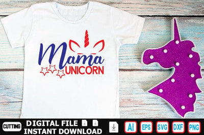 Mama Unicorn SVG Craftlabsvg24 