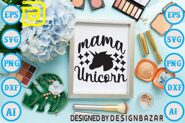 Mama Unicorn SVG Craftlabsvg24 