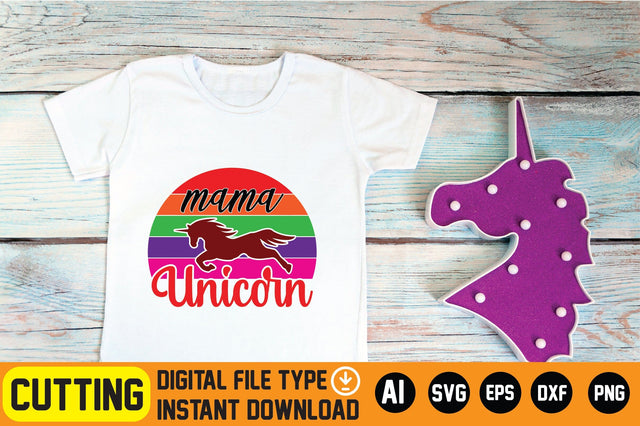 Mama Unicorn SVG CraftlabSvg29 
