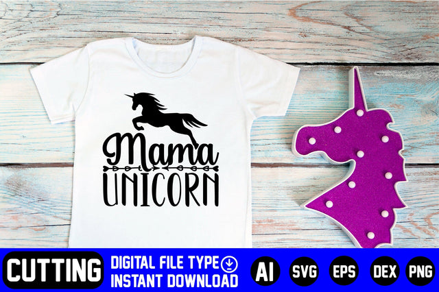 Mama Unicorn SVG CraftlabSvg29 