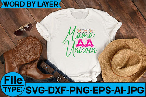 Mama Unicorn SVG Cut File SVG Studio Innate 