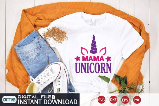 mama unicorn svg SVG designer krishna 