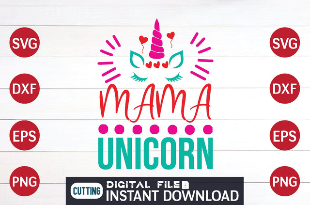mama Unicorn svg SVG designer krishna 