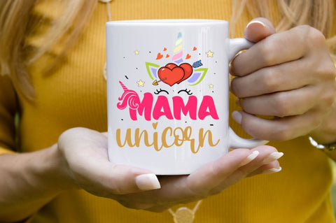 Mama unicorn SVG SVG Regulrcrative 