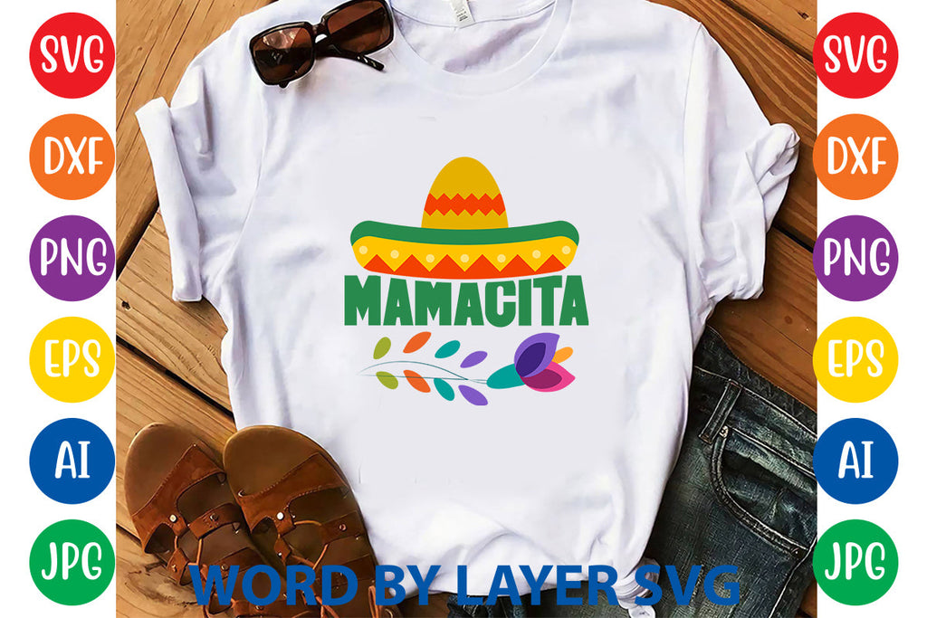 Mamacita, Cinco De Mayo SVG - So Fontsy