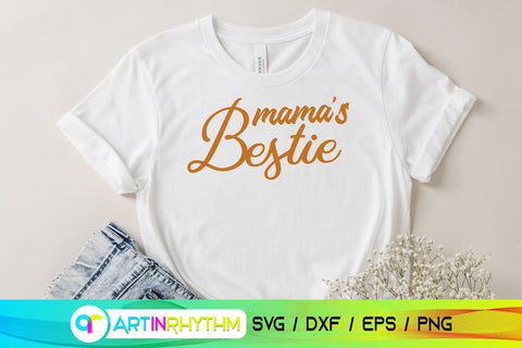 Mama's bestie svg SVG Artinrhythm shop 