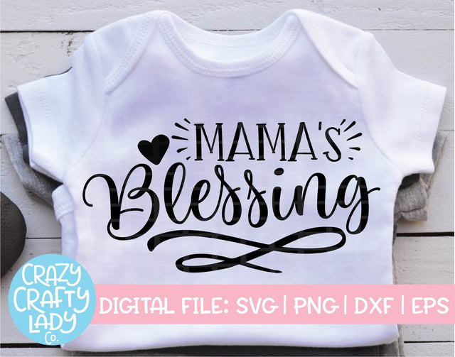 Mama's Blessing SVG Crazy Crafty Lady Co. 