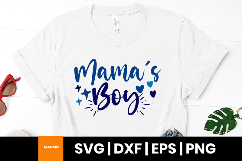 Mama's boy, baby svg quote SVG Maumo Designs 