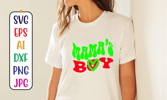 Mama's Boy Retro SVG SVG Syaman 