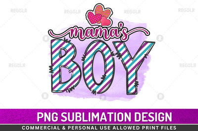 Mamas boy Sublimation Design Sublimation Regulrcrative 