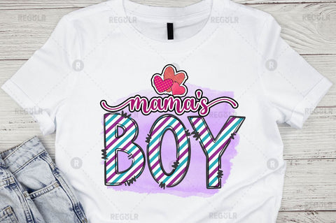 Mamas boy Sublimation Design Sublimation Regulrcrative 