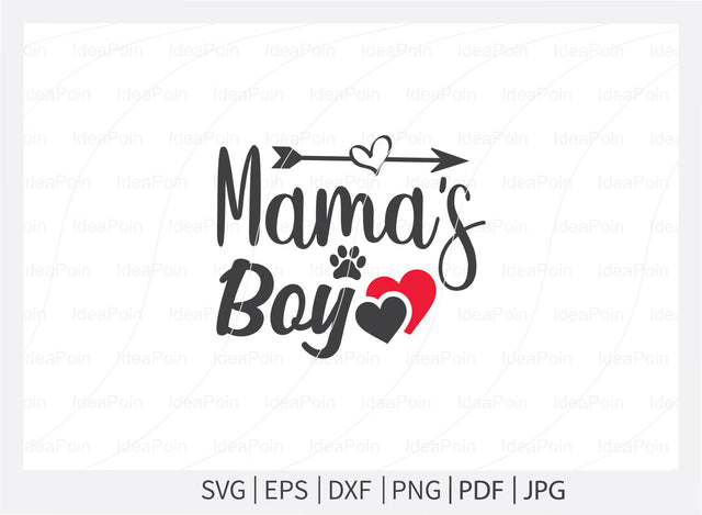 Mama's Boy svg, Dog Bandana svg, Valentine's Day Dog Bandana svg, Valentine's Day svg, Dog valentine svg, Dog Life svg, dog valentine quotes, Dog SVG Dinvect 