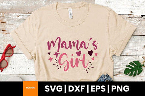 Mama's girl, baby svg quote SVG Maumo Designs 