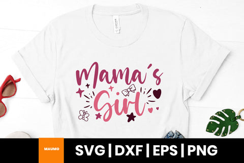 Mama's girl, baby svg quote SVG Maumo Designs 